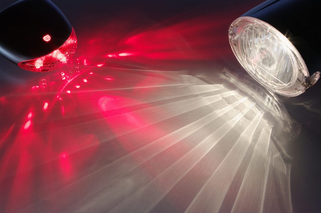 Bicycle lights.